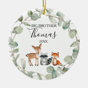 Dierenbos Big Brother kerstcadeautje Keramisch Ornament