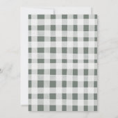 Dierenbos Winter Onederland 1e verjaardag Kaart (Achterkant)