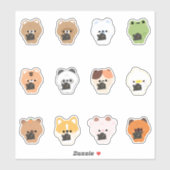 dierencamera sticker (Vel)