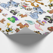 DierenCartoon Cadeaupapier (Hoek)