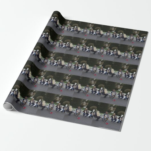 Dierenconcert Cadeaupapier (Uitgerold)