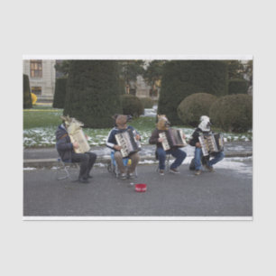 Dierenconcert Tissuepapier