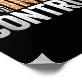 Dierencontrole Grappige Dierentuin Passende Hallow Poster (Hoek)