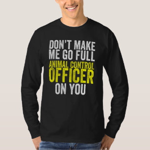 Dierencontrole Reddingsofficier Professionele Hond T-shirt