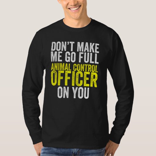 Dierencontrole Reddingsofficier Professionele Hond T-shirt (Voorkant)