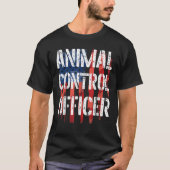 Dierencontrolefunctionaris Tee Groot Halloween Kos T-shirt (Voorkant)