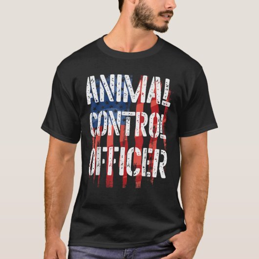 Dierencontrolefunctionaris Tee Groot Halloween Kos T-shirt (Voorkant)