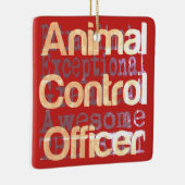 Dierencontroleofficier Extraordinaire Keramisch Ornament (Rechts)