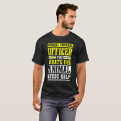 Dierencontroleur Openbare Veiligheid Dierenbescher T-shirt (Voorkant volledig)