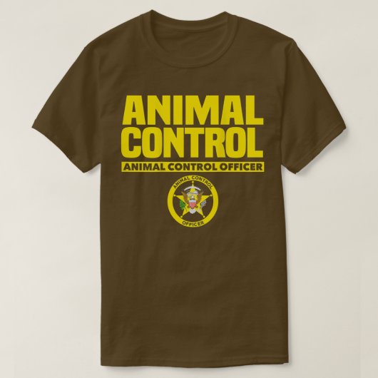 Dierencontroleur Openbare Veiligheid Eenheidspakke T-shirt (Design voorkant)