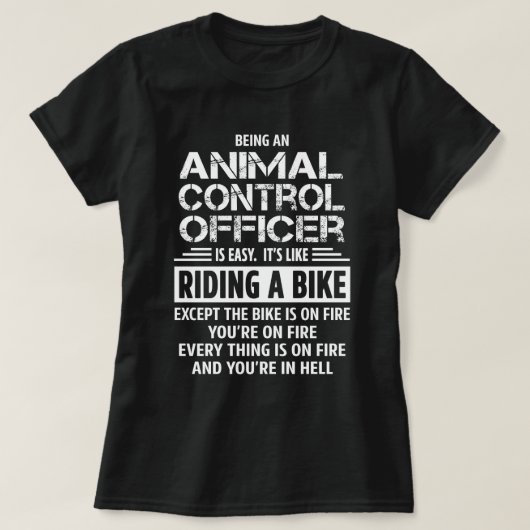 Dierencontroleur T-shirt (Design voorkant)