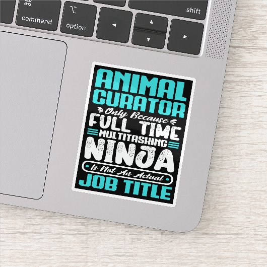 Dierencurator Functietitel Beroepsvaardigheden Gra Sticker (Detail)