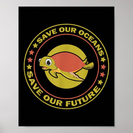 Dierendag Rechten Schildpad Milieubescherming Poster (Voorkant)