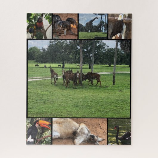Dierendagen - Dierenpuzzelcollage Legpuzzel (Verticaal)