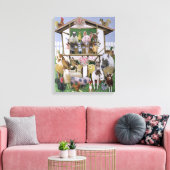 Dierendepots Canvas Afdruk (Insitu (Woonkamer))