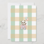 Dierendienst Babyshower Kaart (Achterkant)