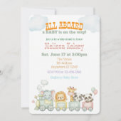Dierendienst Babyshower Kaart (Voorkant)