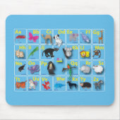 Dierendomein op mijn ABC Muismat (Voorkant)