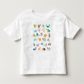 Diereneetalfabet Kinder Shirts (Voorkant)