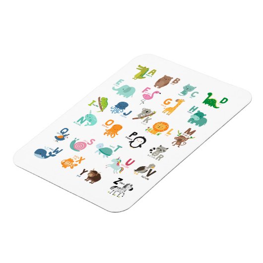 Diereneetalfabet Magneet (Linkerzijde)
