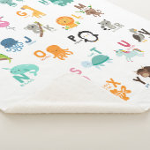 Diereneetalfabet Sherpa Deken (3/4)