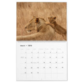 Dierenfamilies Kalender (Mar 2026)