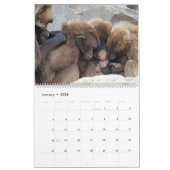 Dierenfamilies Kalender (Jan 2026)