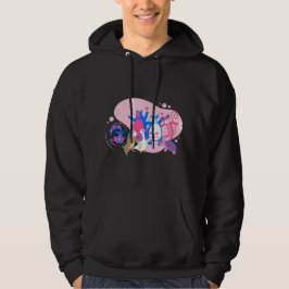 dierenfeest in kawaï - zelfmoordpartij hoodie