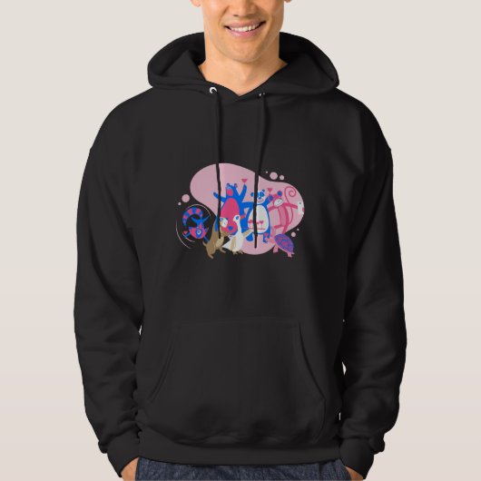 dierenfeest in kawaï - zelfmoordpartij hoodie (Voorkant)