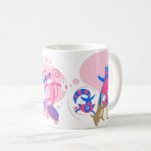 dierenfeest in kawaï - zelfmoordpartij koffiemok (Voorkant rechts)