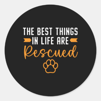 Dierenfoster Dierenasiel Pet Adoption Dier R Ronde Sticker