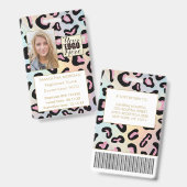 Dierenfotografie Foto-Logo ID werknemer Badge (Voor- en achterkant)