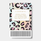 Dierenfotografie Foto-Logo ID werknemer Badge (Achterkant)