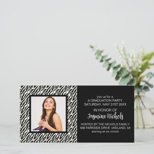 Dierenfotokaarten Afstuderen afdrukken (Staand voorkant)