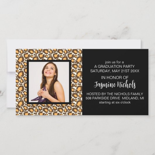 Dierenfotokaarten Afstuderen afdrukken (Voorkant)