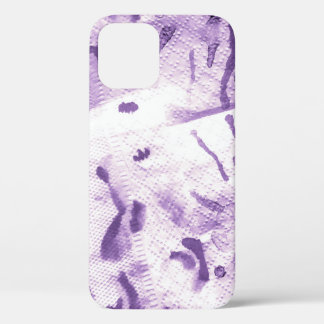 Dierengeometrische textuur. Lavender Cross Lines.  Case-Mate iPhone Case