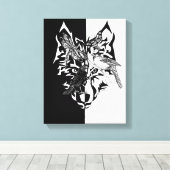 Dierengidsen 11x14" canvas afdruk (Insitu (Houten vloer))