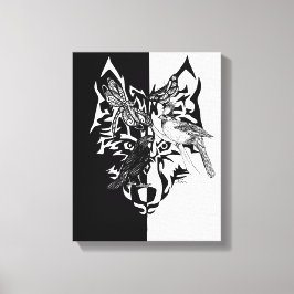 Dierengidsen 11x14" canvas afdruk