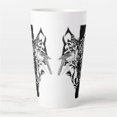 Dierengidsen 15 cm hoog latte mok (Voorkant)