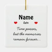 Dierengidsen voor Herdenking Keramisch Ornament (Achterkant)