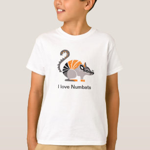 Dierengrafiek - Ik ben gek op NUMBATS -Wildlife - T-shirt