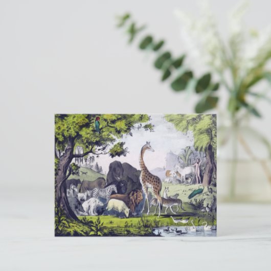 Dierengroep Briefkaart (Staand voorkant)