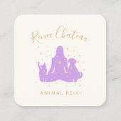 DierenHealing Reiki Master Visitekaartje (Voorkant)
