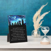 Dierenherdenkingsmonument met spiritueel gedicht fotoplaat (Zijkant)