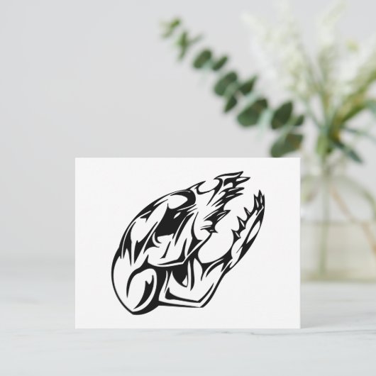 Dierenhuid Briefkaart (Staand voorkant)