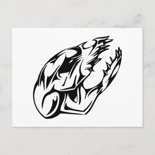 Dierenhuid Briefkaart (Voorkant)