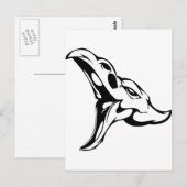 Dierenhuid Briefkaart (Voorkant / Achterkant)