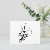 Dierenhuid Briefkaart (Staand voorkant)