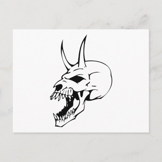 Dierenhuid Briefkaart (Voorkant)