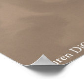 Dierenhuid en wijnstokken poster (Hoek)